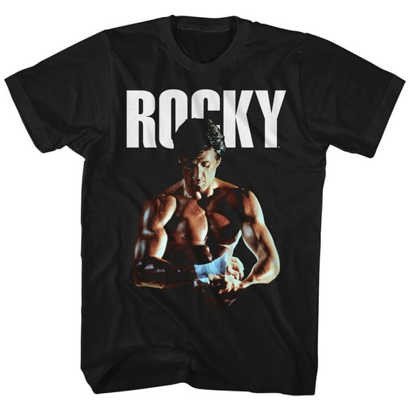Rocky Fist Tape Black T-Shirt