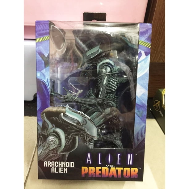 Figura de acción Alien Vs Predator Chrysalis Arachnoid Razor Claw Alien Kokor Alien NECA Juguete coleccionable Mantequilla Regalo 18cm zhangmengya LED