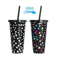 thumbnail image 1 of HmNPlay Glass,Bottle Creative Water Cup Heart Shape Cup PP Plastic Cup Heart Shape Plastic Transparent Cup 710ml Cold Change Temperature Sensitive Plastic Cup, 1 of 5