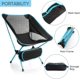thumbnail image 5 of Silla de pesca compacta ultraligera plegable portátil con bolsa de transporte para senderismo y barbacoa, 5 of 5