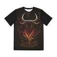 thumbnail image 2 of TAURUS Zodiac sign All Over printed Men's Polyester Tee (AOP), 2 of 8
