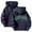 A-Navy, variant on Graphic Hoodies for Womens 1/4 Zip Up Hoodie with Bow Letter Print Pullover Sweatshirt Spring Winter Basic Outerwear Sweatshirts for Fall and Winter Black S