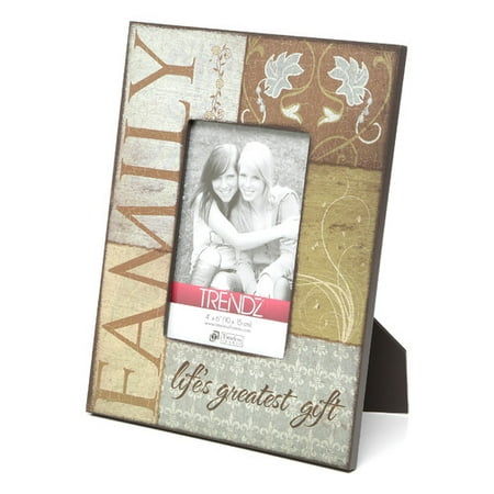 - Timeless Frames Trendz Family Decoupage Tabletop Photo Frame