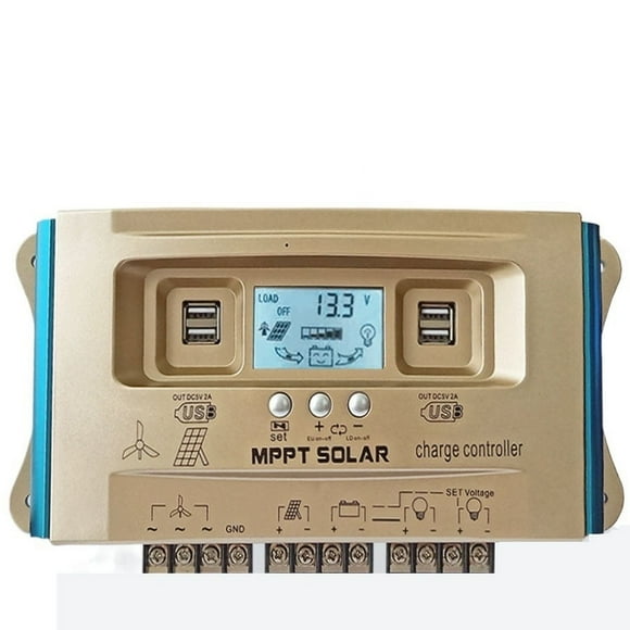 MPPT Automatic Step-up And Step-down Wind-solar Complementary Street Light Controller Mobile APP Solar Wind Energy Smart Controller ,Easy to Use