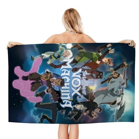 The Legend of Vox Machina Beach Quick Drying Towel,"Quick-Dry, Sand-Free, Lightweight & Compact Beach Towel - Oversized 30.7x59in(78x150cm) for Ultimate Comfort and Convenience"