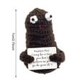 thumbnail image 4 of Divertidas Muñecas Positivas Con Tarjeta Punto Abrazo Bolsillo Regalos para Amigos (caca), 4 of 4