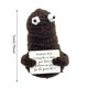 thumbnail image 2 of Muñecas divertidas positivas con tarjeta de punto abrazo bolsillo juguetes regalos para amigos (caca), 2 of 4