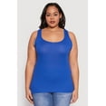 thumbnail image 2 of Womens Plus Size Rib Knit Tank Top, 2 of 4