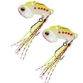 thumbnail image 2 of stanreset 2 Pcs Appâts de Pêche Légers Appâts Métal Portables Pratiques Rangement Facile Large Application Leurre Mer Extérieur Ménager Couleur Jaune Rouge, 2 of 7