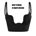 thumbnail image 6 of MISS MOLY Women's Deep Plunge Bra Push up Low Cut Seamless Backless Shapewear Bra for Dress with Adjustable Straps, 6 of 7