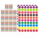 thumbnail image 4 of Etiquetas de codificación de color adhesivas de 1400 piezas pegatinas de etiqueta de puntos de punto pegatinas redondas de regalo, 4 of 5