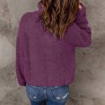 thumbnail image 3 of MKLEKYY Dog Sweaters for Small Dogs Autumn and Winter New Sweater Half Open Neck High Neck Solid Color Zipper Pullover Fashion Sweater Woman, 3 of 5