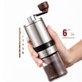 thumbnail image 4 of Molino de café manual Sunnimix Manu 6 ajustes Acero inoxidable, 4 of 8