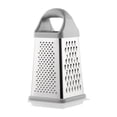 thumbnail image 1 of Cheese Grater with Container Stainless Steel Box Grater for Vegetables Ginger Potatoes Professional Handheld Grater with 4 Sides Sharp Blades Comfort Handle, 1 of 8