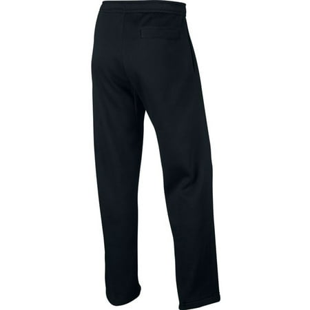men's nike club open hem fleece pants