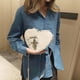 thumbnail image 1 of Lindos bolsos de hombro Desmontable Correa para el hombro Monedero Bolso Duradero Impermeable Cierre de cremallera forma de corazón Chicas con , A Yinane  Bolso de mujer, 1 of 8