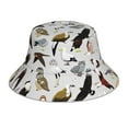 thumbnail image 3 of Daiia Animal Bird Pattern Bucket Hat - Trendy Cotton Sun Hat for Beach, Golf, Fishing - Fun Outdoor Vacation Boonie for Men and Women, 3 of 9