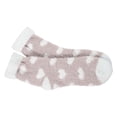 thumbnail image 2 of BESEW7 Warm Grippy Fuzzy Slipper Socks for Women, Soft Cozy Microfiber Heart Thick Sleep Socks for Home Sleep Lounge Travel Work Daily Wear C, 2 of 7