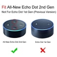 thumbnail image 2 of Protective Case for Amazon Echo Dot (Fits all-new Echo Dot 2nd Generation Only) - Premium Vegan Leather Cover Sleeve Skin (Love Tree), 2 of 5