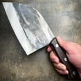 thumbnail image 2 of Butcher Knife Handmade Forged Kitchen Chef Knives Carbon Steel Butcher Cleaver, 2 of 6