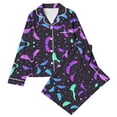 thumbnail image 4 of RMGVDSD Women's Pajama Sets Halloween Print Long Sleeve Top and Pants Pajamas Soft Sleepwear Loungewear 2 Piece Holiday Nightwear Outfit, 4 of 4
