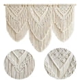 thumbnail image 4 of Colgante de Pared de Macramé, Tapiz de Macramé para Colgar en La Pared, Tapiz de Hojas Tejidas A Mano Bohemio, Decoración Tejida Bohemia para Apartamento, Galería, Sala de Estar, 4 of 9