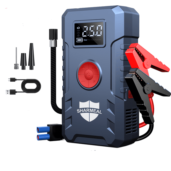Sharmeal 18000A Car Jump Starter, 12V Portable Jump Starter Car Battery Booster Jump Box Pack for All Gas & 12.0L Diesel Engines with LED Light