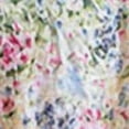 thumbnail image 3 of Collections Etc Floral Watercolor Gardenscape Lightweight Plisse Bedspread, Full, 3 of 4