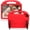 Red, variant on EVA Shockproof Kids Case For iPad 7th 8th 9th Generation 10.2 inch (2019/2020/2021) with Stand & Pencil Holder