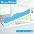 thumbnail image 5 of Silicone Kitchen Sink Water Splash Guard Protector for Single Standard Sink 17.25 Inch Long 2 Inch Wide 3 Inch High-Ocean Blue, 5 of 12