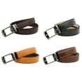 thumbnail image 3 of Gash Hao Mens Ratchet Belt Genuine Leather Mens Belt with Slide Ratchet Belts, 3 of 12