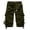 Army Green, variant on Lolmot Shorts for Men Pure Color Cargo Pants Outdoor Pocket Beach Work Trouser Summer Casual Baggy Five Cent Shorts