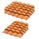 thumbnail image 1 of Injueey 60 Pcs red Wall Bricks 1/16 Decor for Dollhouses Life Scene Props  Artesanía rojo ladrillo 60 piezas, 1 of 1