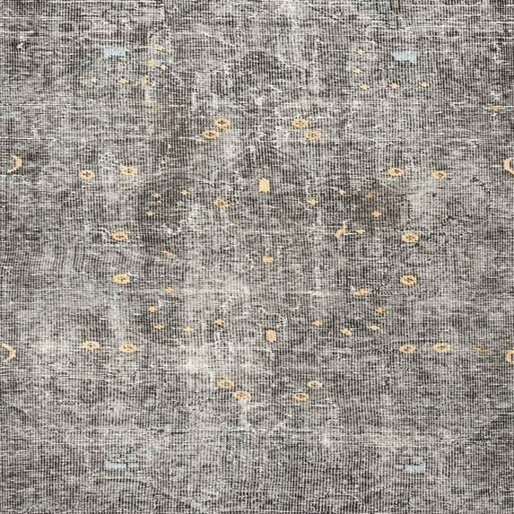 Ahgly Company Machine Washable Indoor Square Traditional Pale Silver Gray Area Rugs, 8' Square