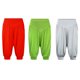 thumbnail image 5 of Pantalones de yoga recortados, pantalones para correr, pantalones bombachos de modal, pantalones de práctica holgados de cintura alta, 5 of 5