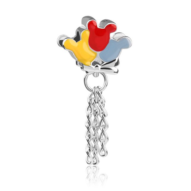 Abalorios baratija de plata 925 para pulsera encajar Pandora Globo y cadena de seguridad Joyas de bricolaje Gao Jiahui unisex