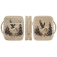 thumbnail image 3 of Xixirimido Bible Cover Case Large Quilted Bible Carrying Case with Handles, Bible Study Supplies & Accessories Christian Gifts for Church, Eagle Forest Wilderness, 3 of 7