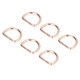 thumbnail image 3 of Anillos en D duraderos portátiles ampliamente aplicables anillos de metal prácticos y prácticos para correas de billetera para mochilas para correas de perro ANGGREK Otros, 3 of 8