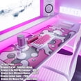 thumbnail image 3 of Gaming Mouse Pad Large Pink XXL Mouse Pad for Gaming - Desk Mat for Keyboard - Thick Artisan Mousepad for Desk (Quartz Drip), 3 of 5