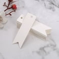 thumbnail image 4 of Sonducket Etiquetas de 100 Uds., tarjetas colgantes de papel Kraft, precio hecho a mano en blanco, regalo sin terminar, accesorios de adorno para Ropa, zapatos y accesorios Miscelánea Blanco, 4 of 6