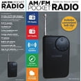 thumbnail image 2 of Sylvania SRC100-Black Radio Portable AM - FM, Noir, 2 of 2