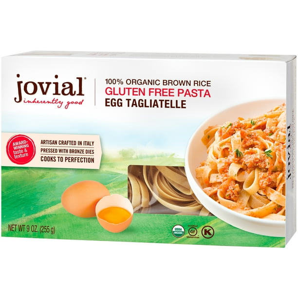 Beschikbaar Onbevredigend Missie Jovial 100% Organic Gluten-Free Brown Rice Egg Tagliatelle Pasta, 9oz -  Walmart.com
