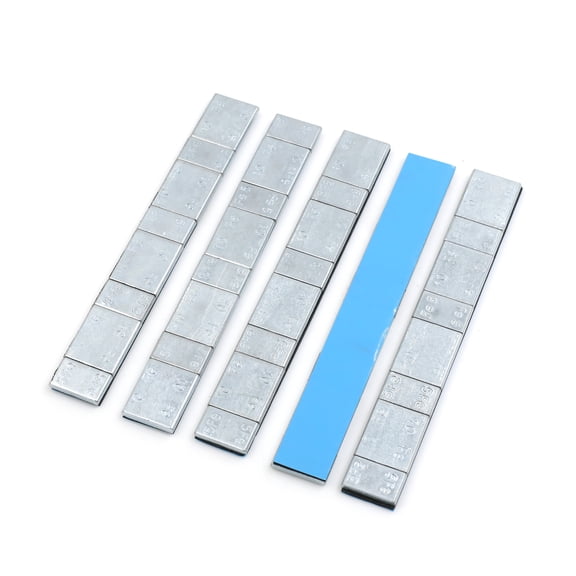 2.1oz Adhesive Stick On Wheel Balance Weights Strips for Motorcycle Car 134 x 18mm 5pcs