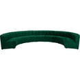 thumbnail image 1 of Meridian Furniture Limitless Green Velvet Modular 9 Piece Sectional, 1 of 7