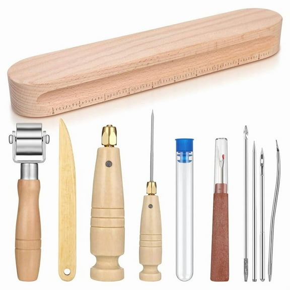 ClapperSewing Tool Set Tailor ClapperSeam Roller StilettoSeam Rippers for Flattening Fabrics and Point Pressing