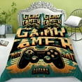 thumbnail image 2 of TAMFR GAME Print Home Bedding Suit Comforter Cover Esport Style Pillowcase Teen Textile Bedset, 2 of 6
