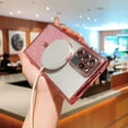 thumbnail image 5 of Samsung Galaxy Note 20 Ultra 5g 6.9” Magnetic Case with Camera Lens Protector,Luxury Plated Bling Gradient Glitter Cover Compatible with MagSafe Soft Clear Shockproof Protective Case (Pink), 5 of 6