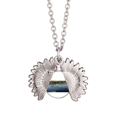 thumbnail image 1 of Paisible Étang Art Déco Mode Tournesol Collier Pendentif Médaillon Bijoux, 1 of 3