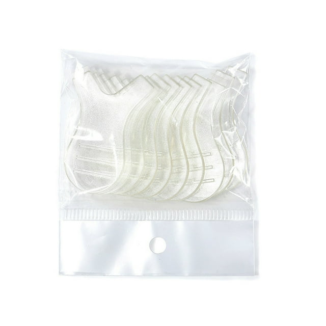 Vogacara 10 Uds. Mini peine de pestañas en forma de Y cepillo elevador de pestañas extensión de pestañas de silicona cepillo rizador de injerto Pinceles de maquillaje y herramientas Vogacara MR5642-00