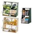 thumbnail image 2 of Mosiee Double-Layer Tea Bag Storage Box Desktop Coffee Table Capsule Coffee Tea Storage, 2 of 8
